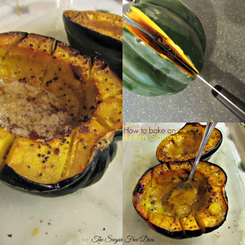 The Sugar Free Way to Bake Acorn Squash THE SUGAR FREE DIVA