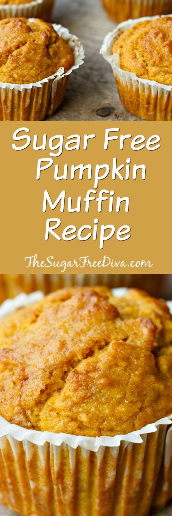 Sugar Free Pumpkin Muffin Recipe - THE SUGAR FREE DIVA