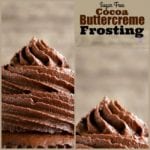 Sugar Free Cocoa Buttercream Icing