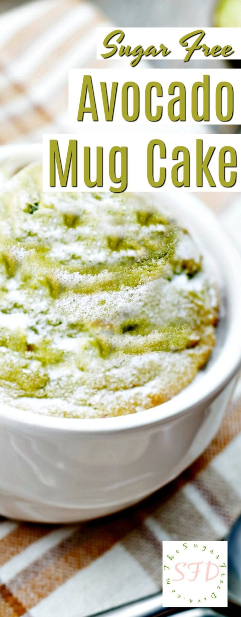 Sugar Free Avocado Mug Cake