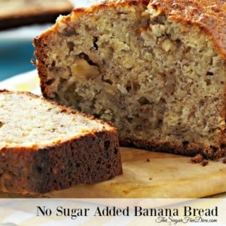 No Sugar Added Banana Bread