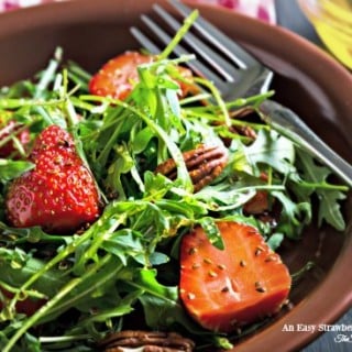 An Easy Strawberry Vinaigrette Salad