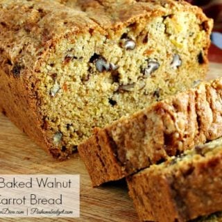 Fresh Baked Walnut and Carrot Bread
