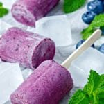 Frozen Greek Yogurt Blueberry Treats