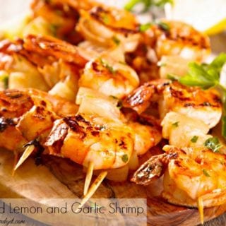 Grilled Lemon Garlic Shrimp