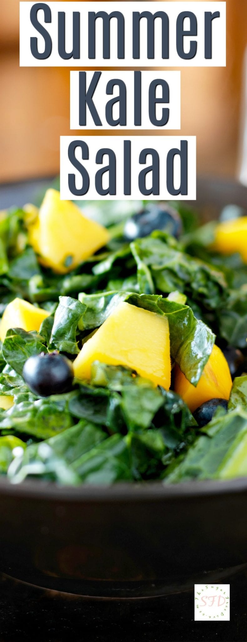Easy and Delicious Summer Fruit and Kale Salad Recipe