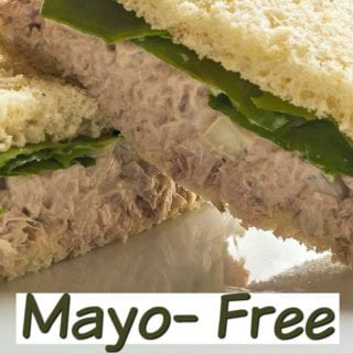 Mayonnaise Free Tuna Salad Sandwich