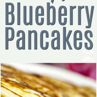 Greek Yogurt Blueberry Pancakes