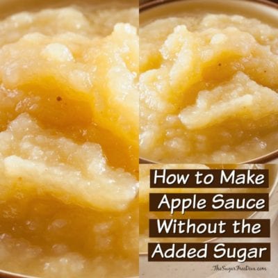 How to Make Apple Sauce Without the Added Sugar