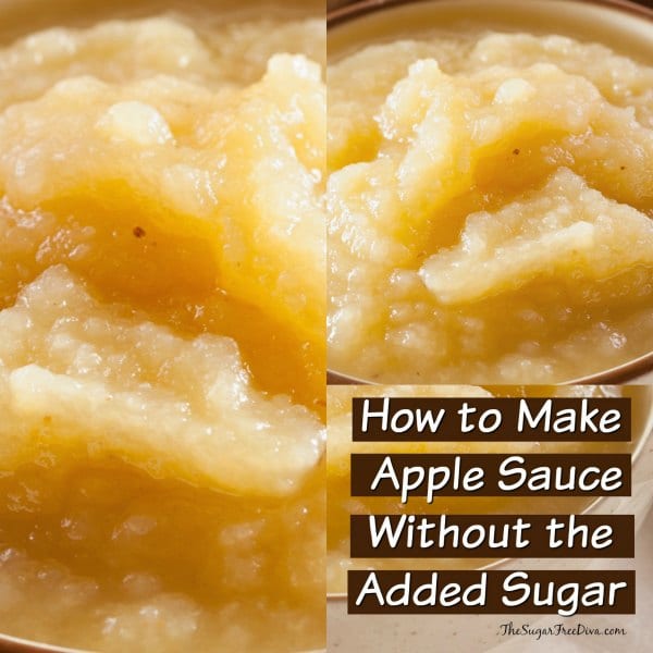 Apple Sauce Without the Added Sugar