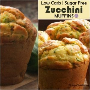 Sugar Free Homemade Zucchini Muffins