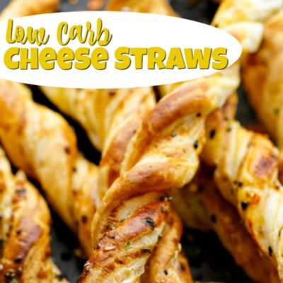 Low Carb Cheese Straws Recipe