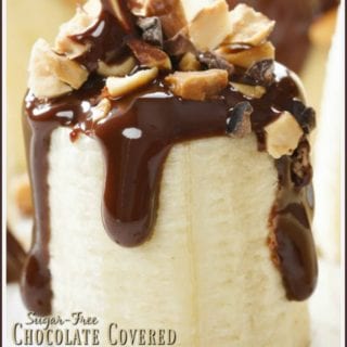Sugar Free Chocolate Banana Bites