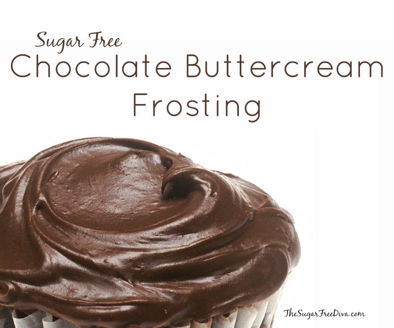 Sugar Free Chocolate Buttercream Frosting