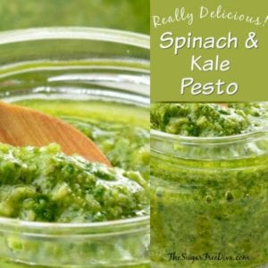 Healthy Spinach and Kale Pesto