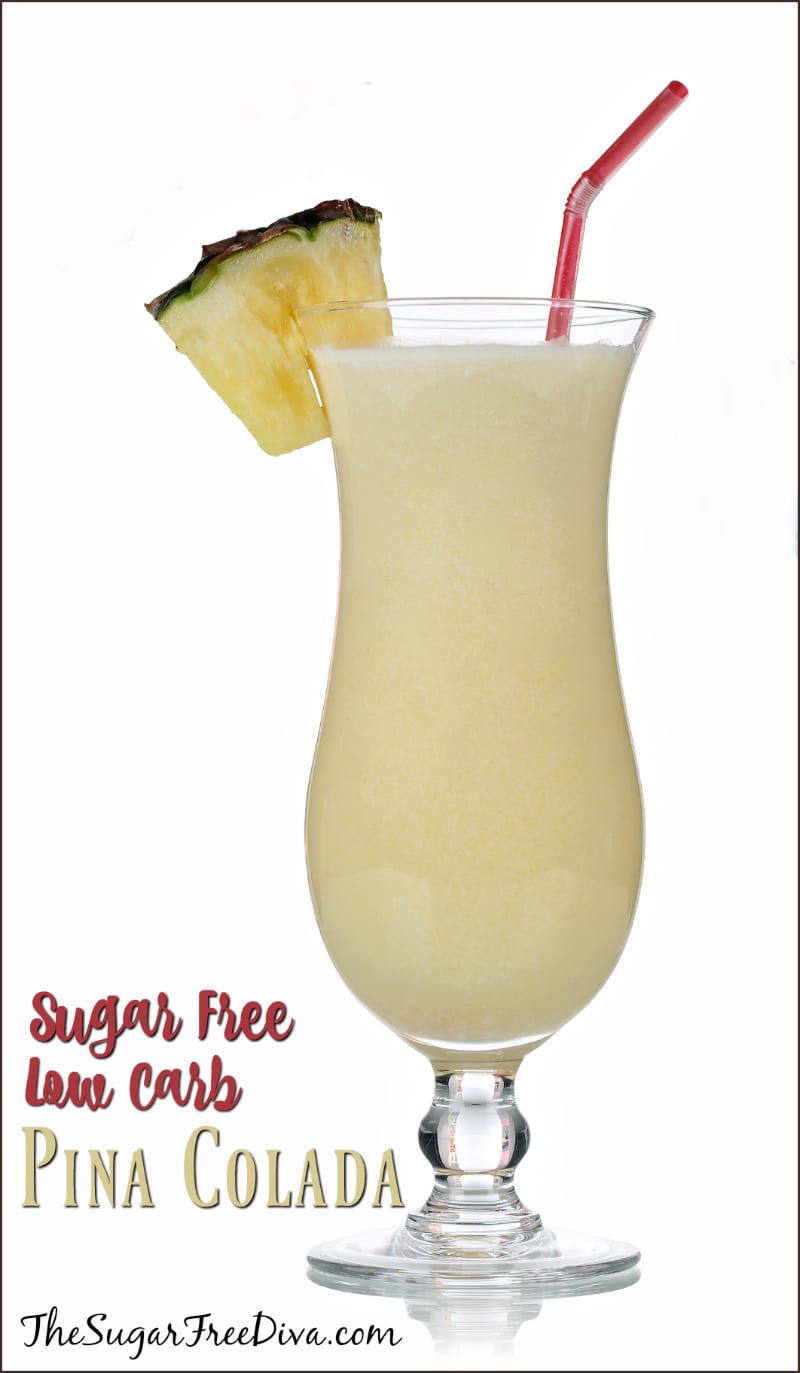 How to Make a Sugar Free Pina Colada - THE SUGAR FREE DIVA