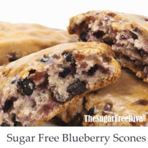 Sugar Free Blueberry Scones