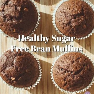Healthy Sugar Free Bran Muffins