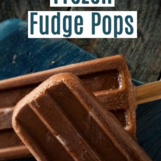 3 Ingredient Sugar Free Frozen Fudge Pops