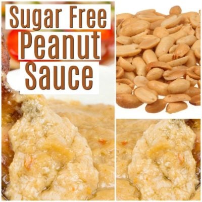 Sugar Free Peanut Sauce Recipe