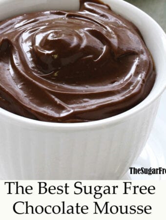 The Best Sugar Free Chocolate Mousse