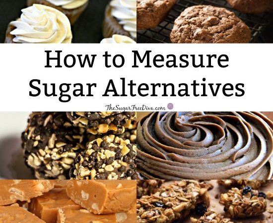 How to Measure Sugar Alternatives