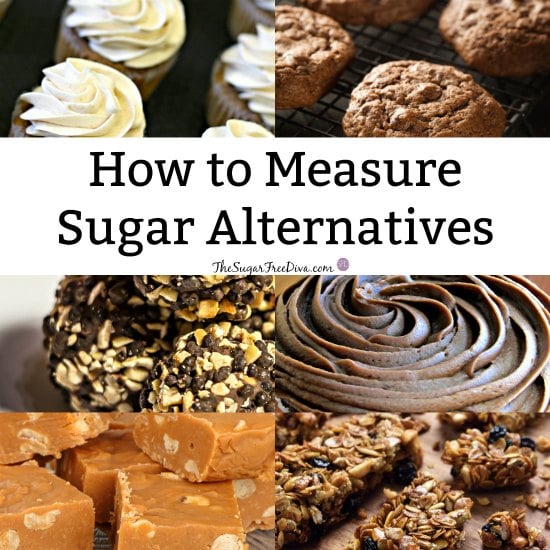 How to Measure Sugar Alternatives