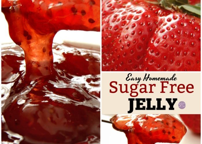 Homemade Sugar Free Strawberry Jelly