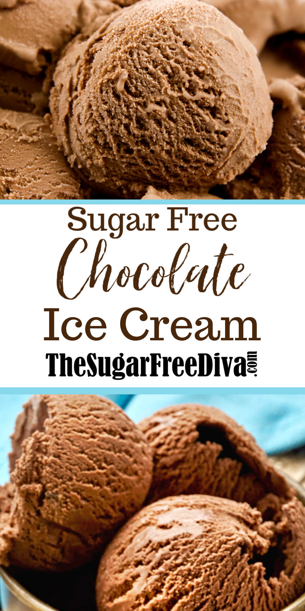 Homemade Sugar Free Chocolate Ice Cream