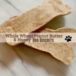 Whole Wheat Peanut Butter & Honey Dog Biscuits
