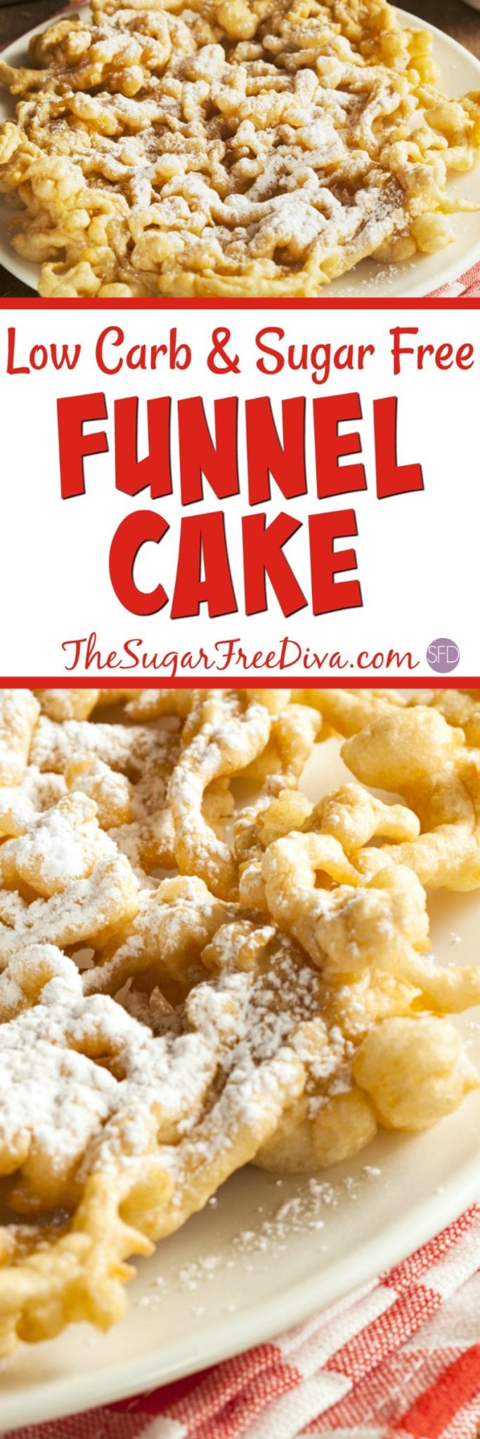 Sugar Free Baked Funnel Cakes