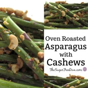 Oven Roasted Asparagus With Cashews