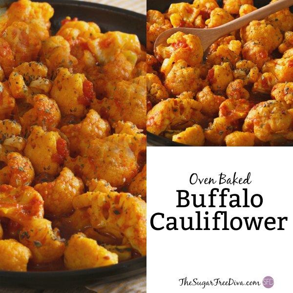 Oven Baked Buffalo Cauliflower