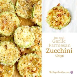 Low Carb Garlic Parmesan Zucchini Bites