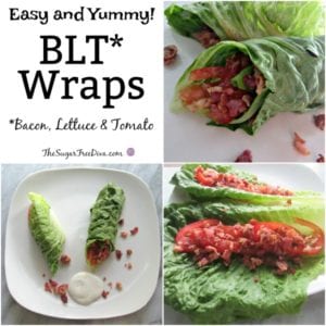 Easy BLT Lettuce Wraps