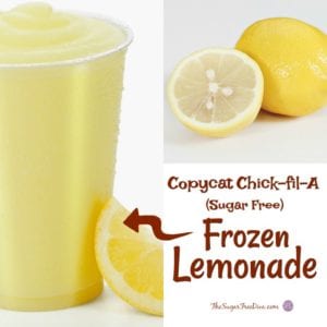 Sugar Free Copycat Chick-fil-A Frozen Lemonade
