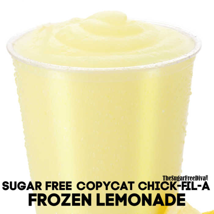 Sugar Free Copycat Chick-fil-A Frozen Lemonade