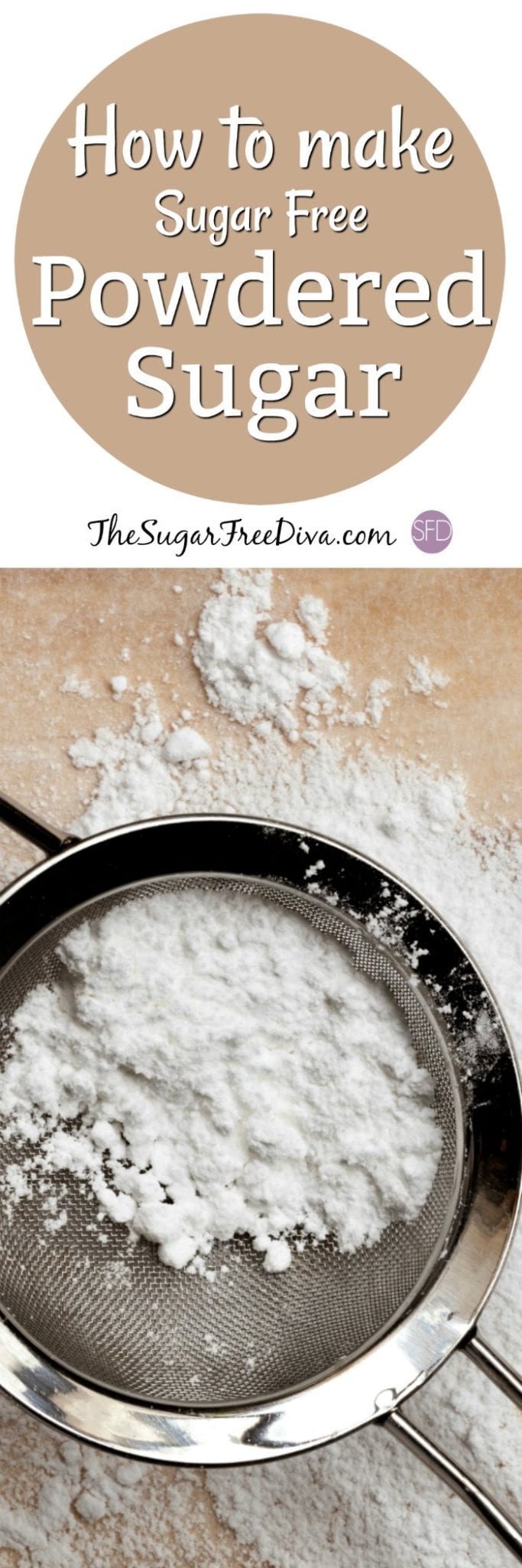 How to Make Sugar Free Powdered Sugar
