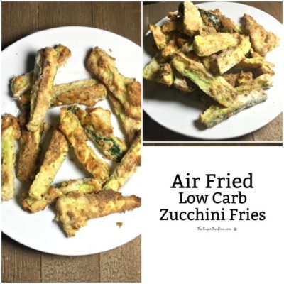 Air Fried and Low Carb Zucchini Fries