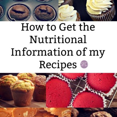 How to Get the Nutritional Information of my Recipes