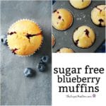 Sugar Free Blueberry Muffins