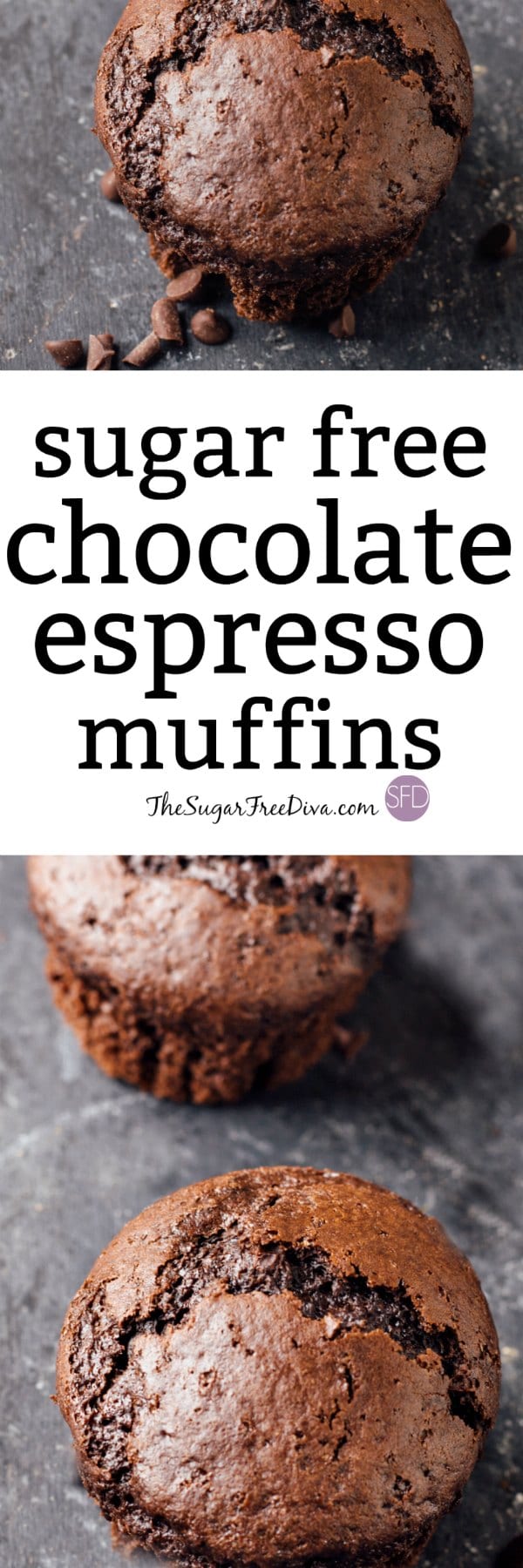 Sugar Free Chocolate Espresso Muffins