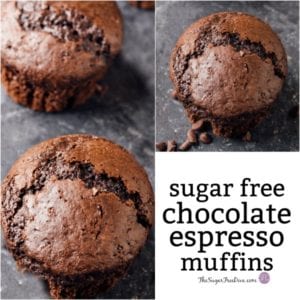 Sugar Free Chocolate Espresso Muffins