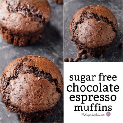 Sugar Free Chocolate Espresso Muffins
