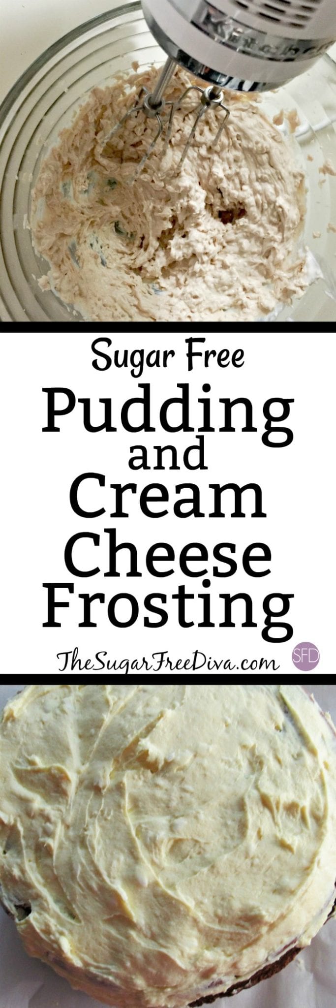 Sugar Free Pudding and Cream Cheese Frosting