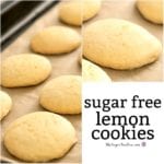 EASY Sugar Free Lemon Cookies