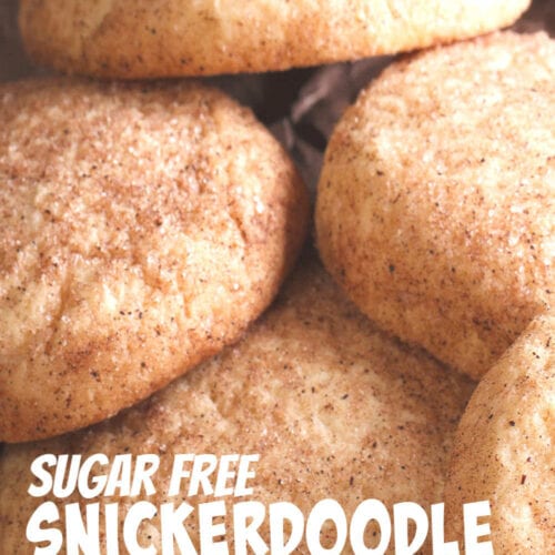 Sugar Free Snickerdoodle Cookies