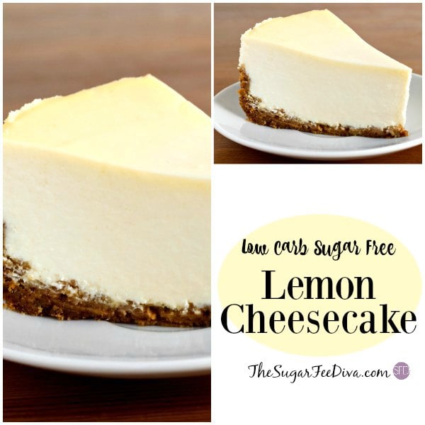 Low Carb Sugar Free Lemon Cheesecake