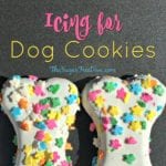 dog cookie icing