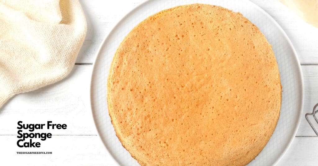 How to make YUMMY and Easy Sugar Free Sponge Cake